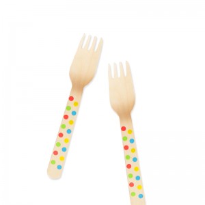 Fork - Polka Rainbow